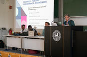Panel "FACING THE PAST WITH INFORMED CREATIVITY IN SOUTH AFRICA: NEW METHODS AND NEW AUDIENCES" | Photo: Malte Grünkorn