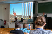 Panel "FACING THE PAST WITH INFORMED CREATIVITY IN SOUTH AFRICA: NEW METHODS AND NEW AUDIENCES" | Photo: Malte Grünkorn